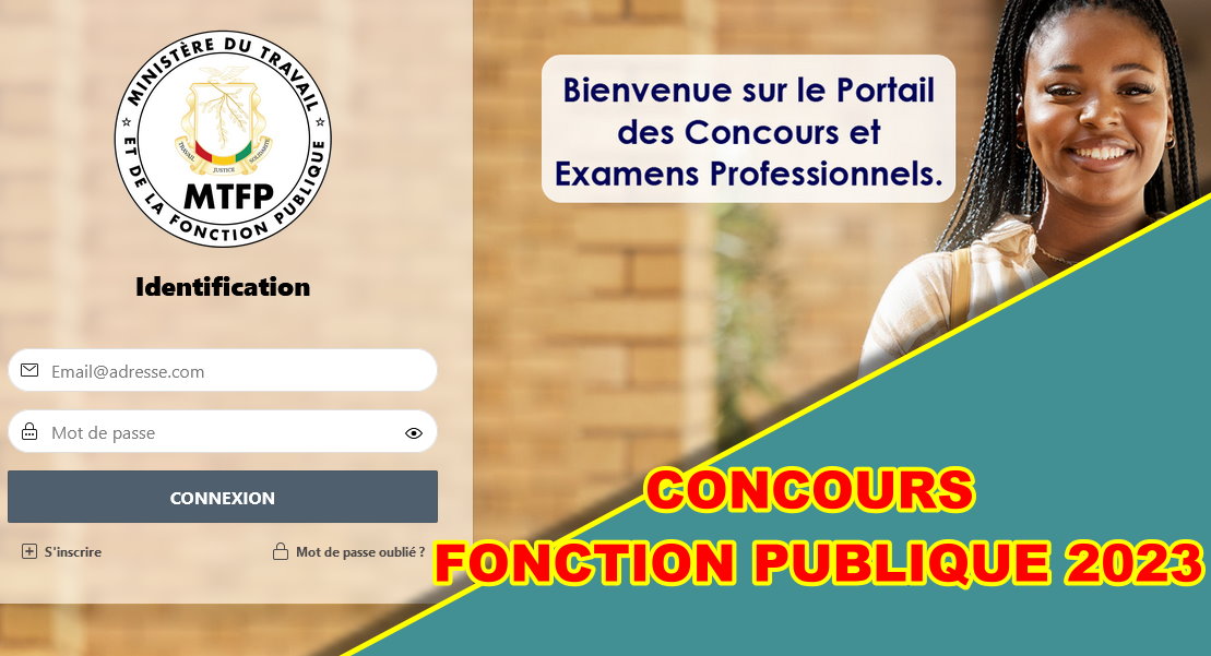 S'inscrire au concours de la fonction publique guinéenne session 2023